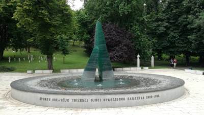 Sarajewo, centrum, pomnik ofiar Sarajewo, centrum, pomnik ofiar