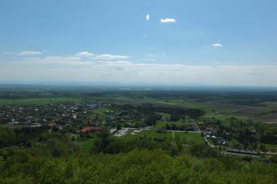 Zamek Lipowiec w Babicach Zamek Lipowiec w Babicach - widok z wieży