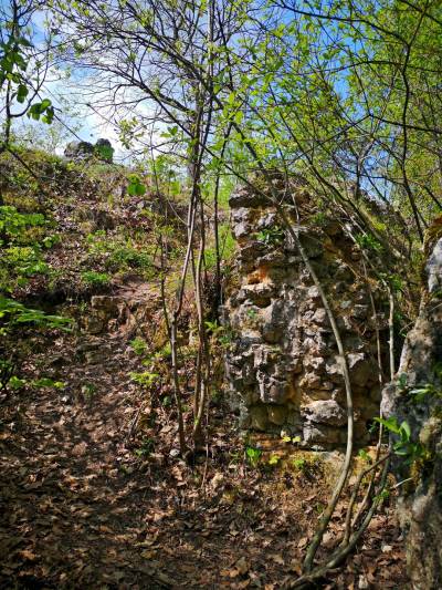 Zamek w Białym Kościele, w Dolinie Kluczwody Zamek w Białym Kościele, w Dolinie Kluczwody