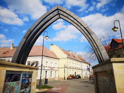 Żory, centrum brama wjazdowa Żory, centrum brama wjazdowa